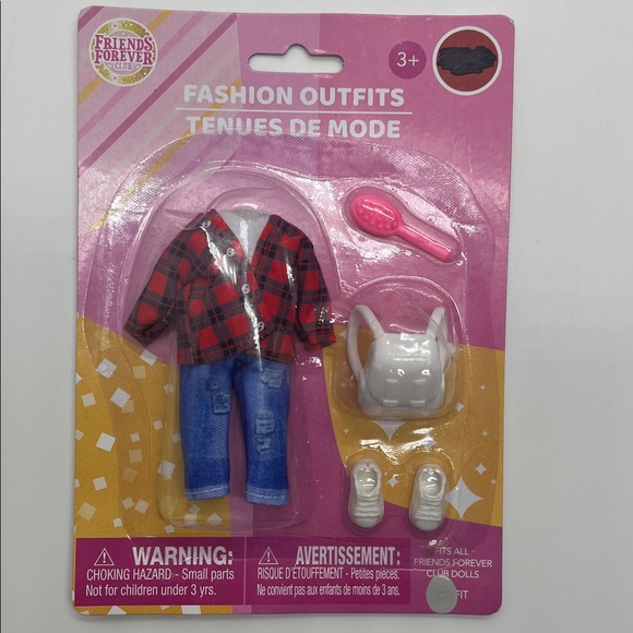 Friends Forever Club Dolls Set - Green, Blue, Red, and Pink Outfits - Picture 15 of 15